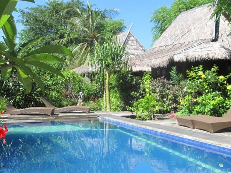 Отель Gili Hideaway Гили Траванган Экстерьер фото